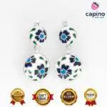 Pendientes flores de plata Zanobi - 1