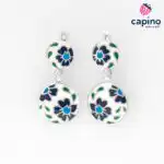 Pendientes flores de plata Zanobi