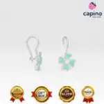 Pendientes para niñas de plata Peanut - 1