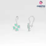 Pendientes para niñas de plata Peanut