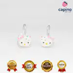 Pendientes para niñas Hola Kittyde plata Maya - 1