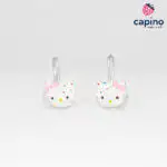 Pendientes para niñas Hola Kittyde plata Maya