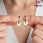 Pendientes para niñas de plata Patches - 1